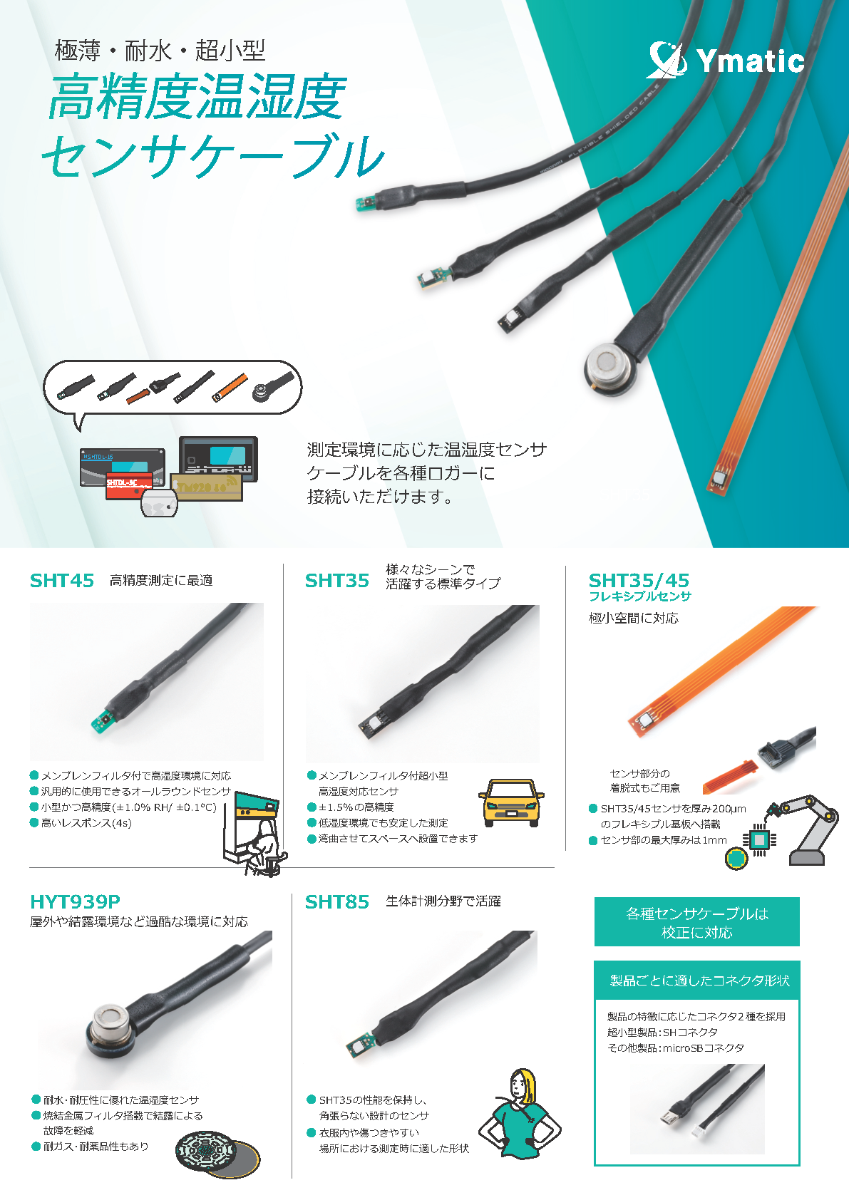 各種温湿度ケーブルセンサケーブル